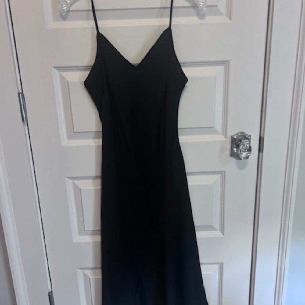P/S BLACK SLIP DRESS